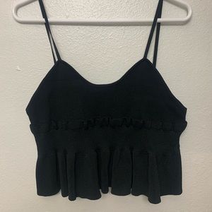 Black Crop Top